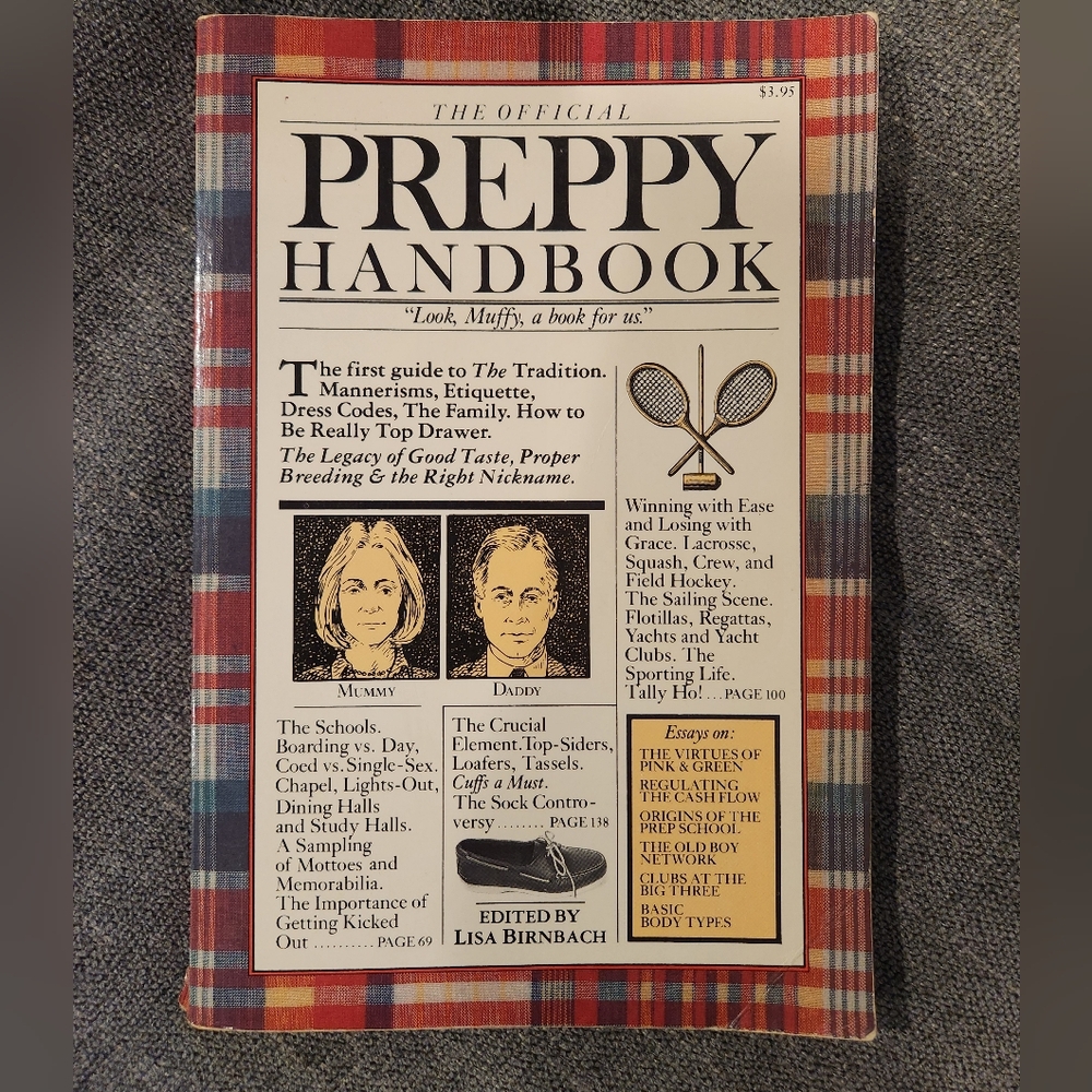 The Preppy Handbook. 1980 first printing by Lisa Birnbach. Good condition.